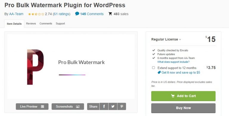 7 Plugin Watermark WordPress Terbaik, Ada yang Gratis!