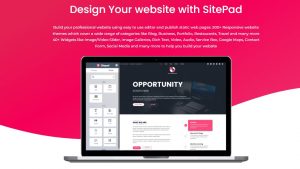Desain Website dengan SitePad